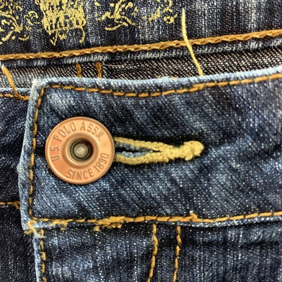 U.S. Polo Assn. Jeans Co Womens Classic Jeans Size 14 - Blue - Picture 2 of 14